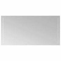 Specchio da Bagno con Luci LED 100x50 cm 151735