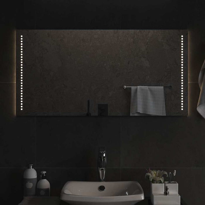 Specchio da Bagno con Luci LED-Specchio per Bagno 100x50 cm 369520