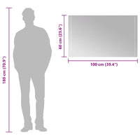 Specchio da Bagno con Luci LED 100x60 cm 151736