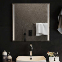 Specchio da Bagno con Luci LED-Specchio per Bagno 60x60 cm 900687