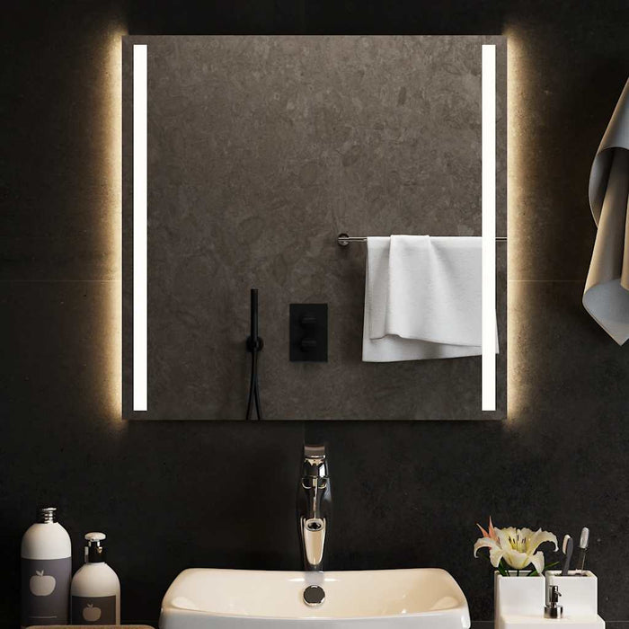 Specchio da Bagno con Luci LED-Specchio per Bagno 60x60 cm 900687