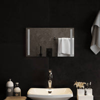 Specchio da Bagno con Luci LED 50x30 cm cod mxl 67813