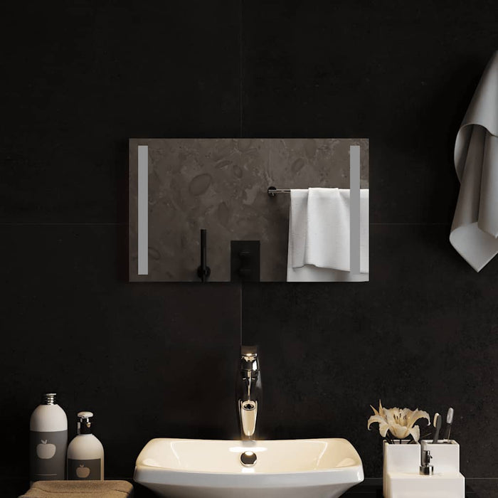 Specchio da Bagno con Luci LED 50x30 cm cod mxl 67813
