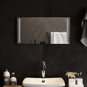 Specchio da Bagno con Luci LED 60x30 cm 151743
