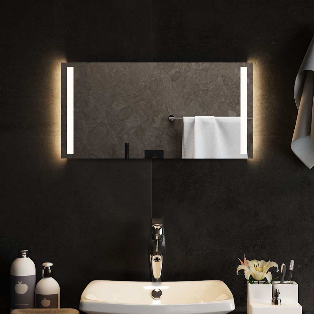 Specchio da Bagno con Luci LED 60x30 cm cod mxl 51975