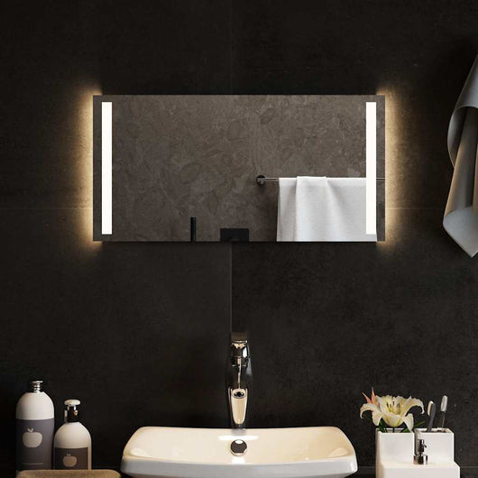 Specchio da Bagno con Luci LED 60x30 cm cod mxl 51975