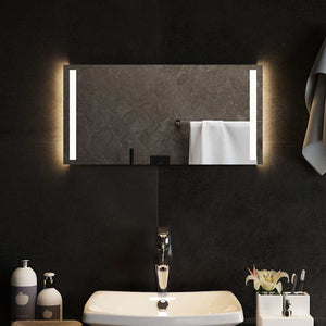 Specchio da Bagno con Luci LED 60x30 cm 151743