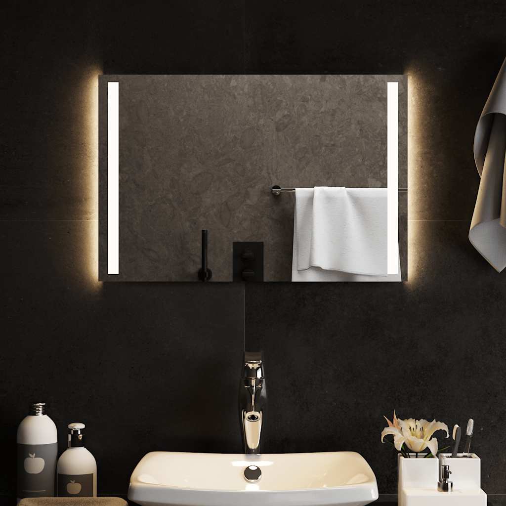Specchio da Bagno con Luci LED-Specchio per Bagno 60x40 cm 529031