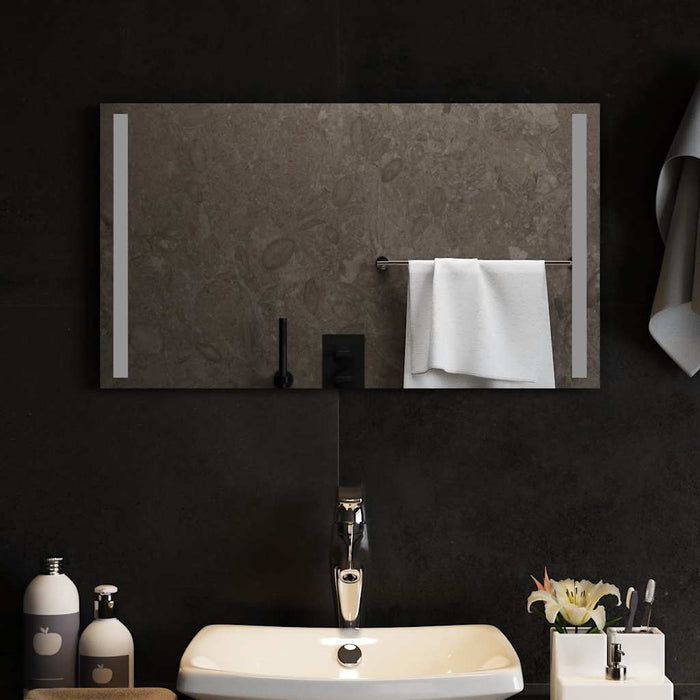 Specchio da Bagno con Luci LED-Specchio per Bagno 70x40 cm 810281