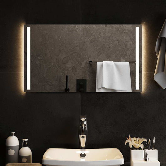 Specchio da Bagno con Luci LED 70x40 cm 151745