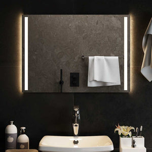 Specchio da Bagno con Luci LED-Specchio per Bagno 70x50 cm 902429