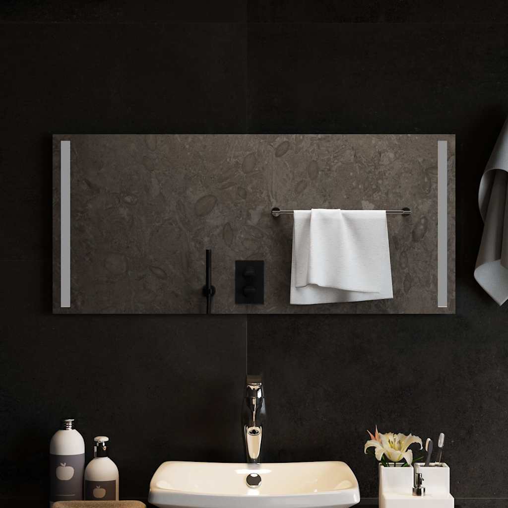 Specchio da Bagno con Luci LED-Specchio per Bagno 90x40 cm 139949