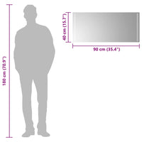 Specchio da Bagno con Luci LED 90x40 cm 151750
