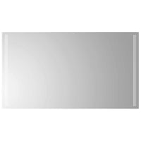 Specchio da Bagno con Luci LED-Specchio per Bagno 90x50 cm 684516