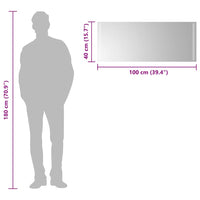 Specchio da Bagno con Luci LED 100x40 cm 151753