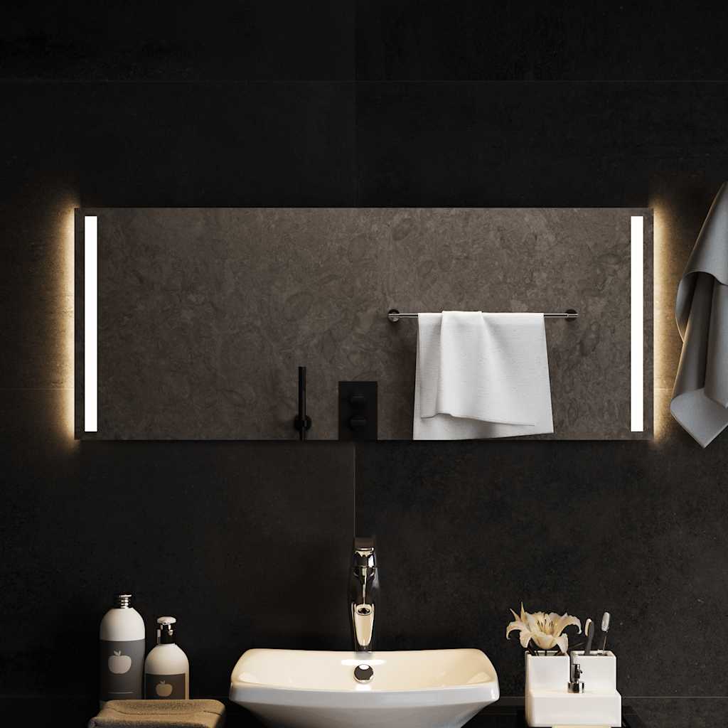 Specchio da Bagno con Luci LED 100x40 cm cod mxl 67577
