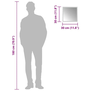 Specchio da Bagno con Luci LED-Specchio per Bagno 30x30 cm 274115