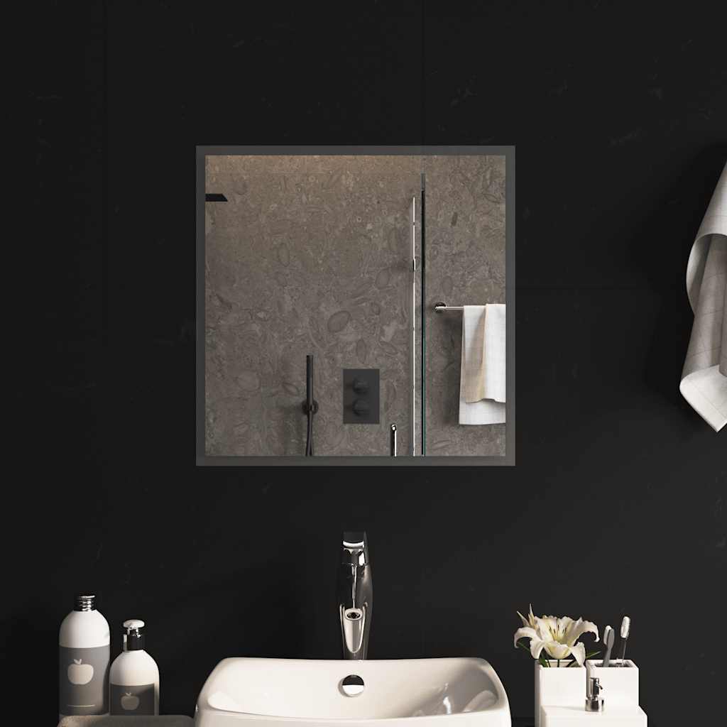 Specchio da Bagno con Luci LED 50x50 cm 151758