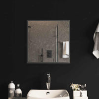 Specchio da Bagno con Luci LED 50x50 cm 151758