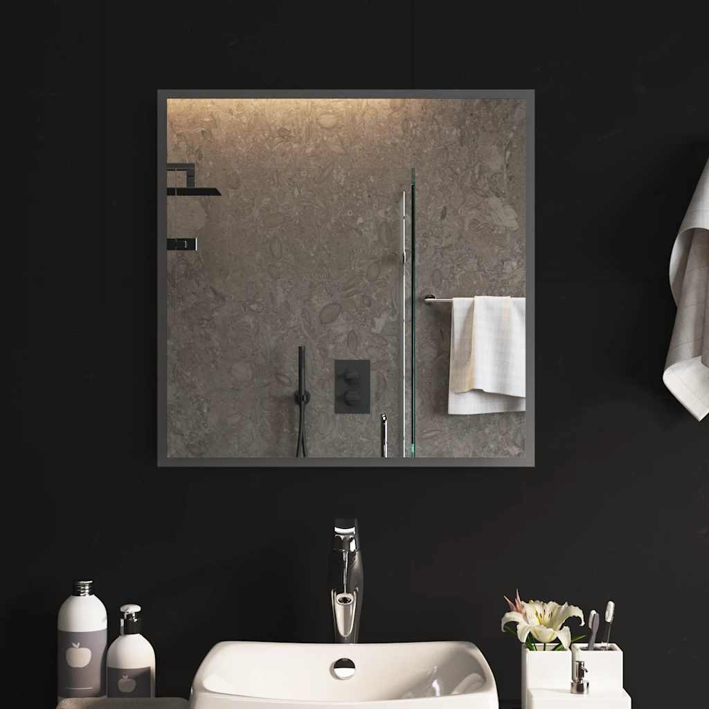Specchio da Bagno con Luci LED 60x60 cm 151759