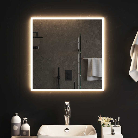Specchio da Bagno con Luci LED 60x60 cm 151759