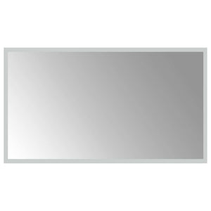 Specchio da Bagno con Luci LED 70x40 cm 151764