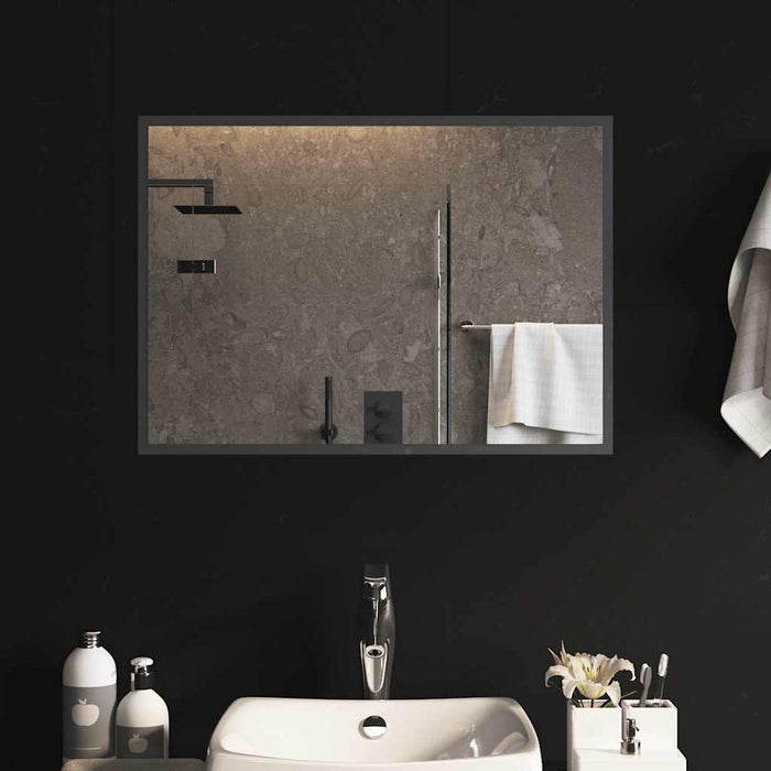 Specchio da Bagno con Luci LED-Specchio per Bagno 70x50 cm 674487