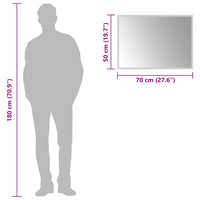 Specchio da Bagno con Luci LED 70x50 cm 151765