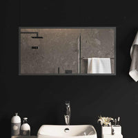Specchio da Bagno con Luci LED 80x40 cm 151766