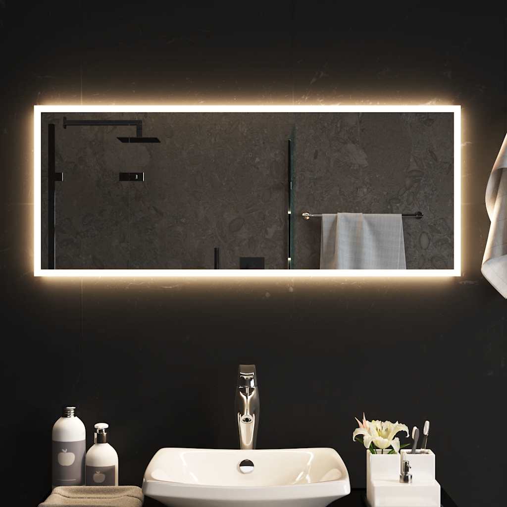 Specchio da Bagno con Luci LED-Specchio per Bagno 100x40 cm 211640
