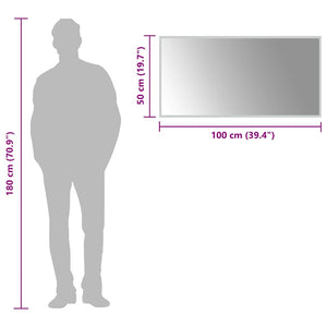 Specchio da Bagno con Luci LED 100x50 cm 151773