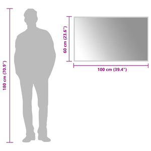Specchio da Bagno con Luci LED-Specchio per Bagno 100x60 cm 217973