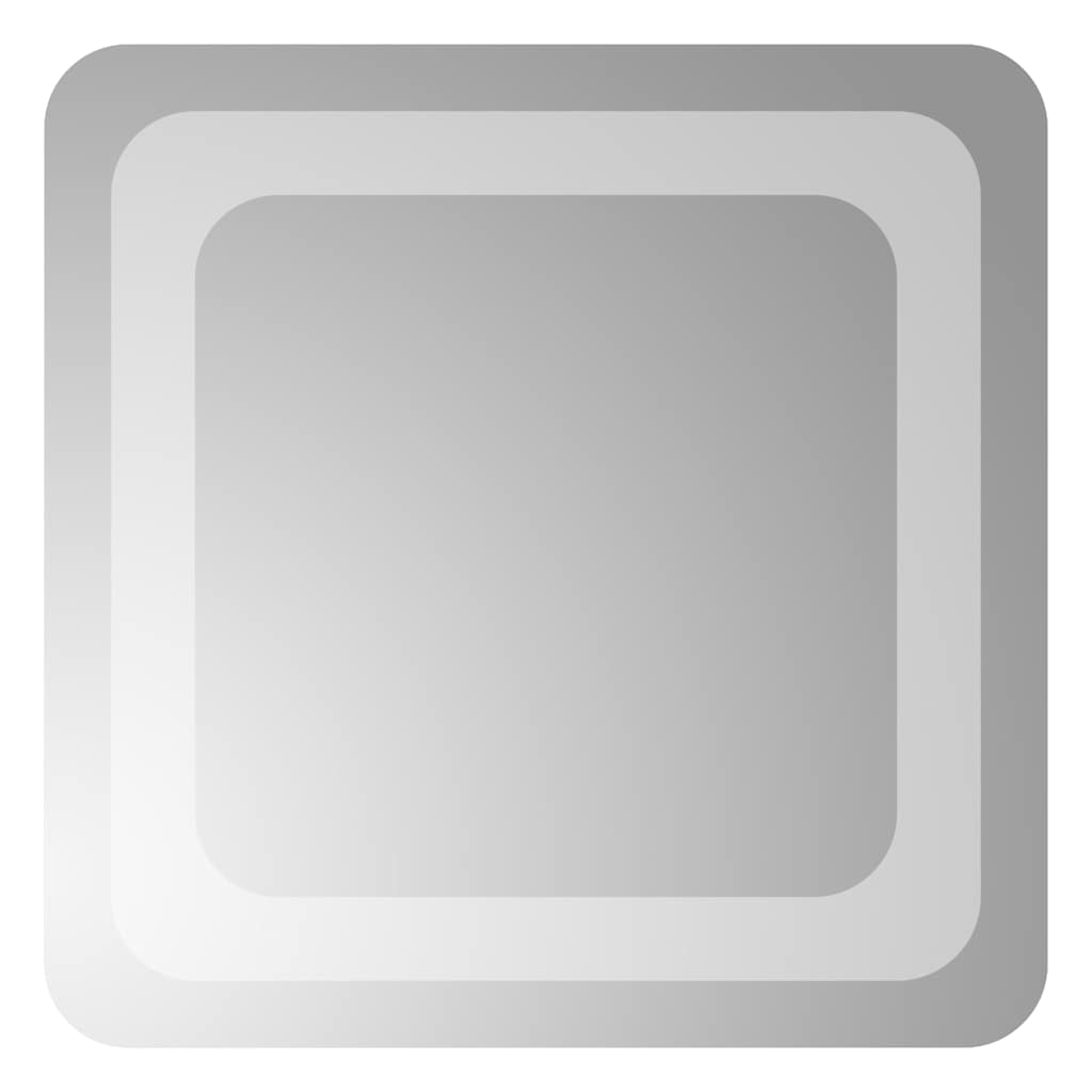 Specchio da Bagno con Luci LED 30x30 cm 151775