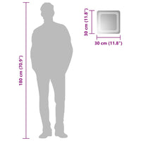 Specchio da Bagno con Luci LED-Specchio per Bagno 30x30 cm 900275