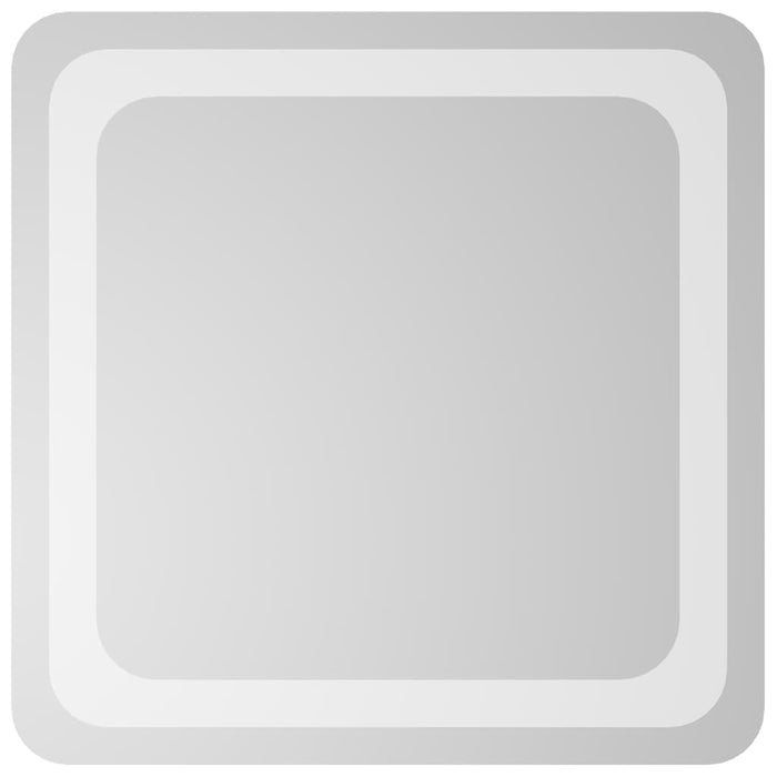 Specchio da Bagno con Luci LED 40x40 cm 151776