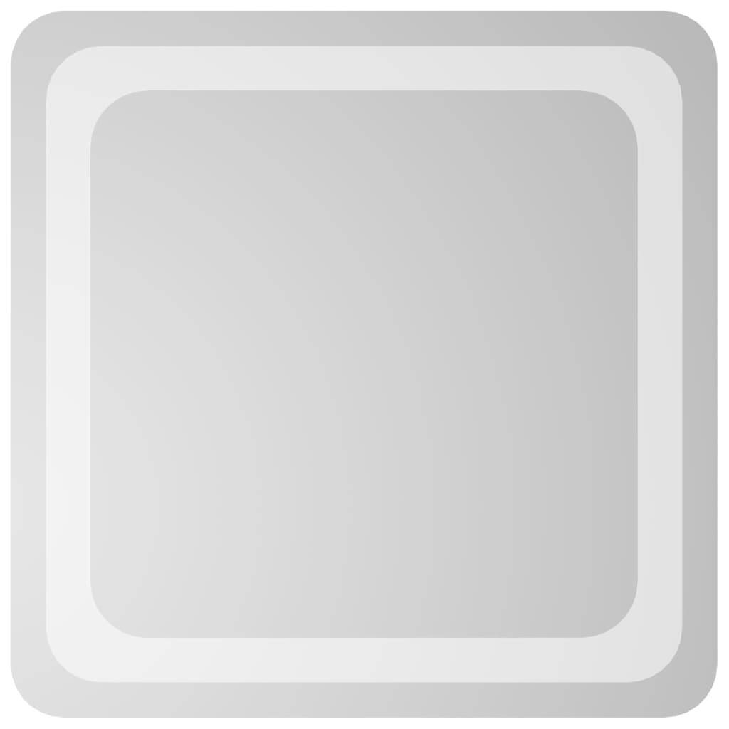 Specchio da Bagno con Luci LED-Specchio per Bagno 40x40 cm 718768