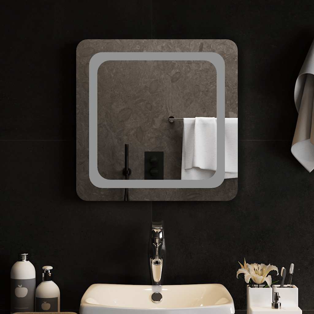 Specchio da Bagno-Specchio per il bagno  con Luci LED 50x50 cm