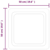 Specchio da Bagno con Luci LED 50x50 cm cod mxl 52992