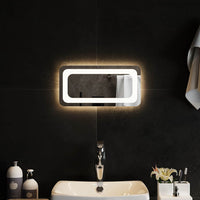 Specchio da Bagno con Luci LED-Specchio per Bagno 40x20 cm 721954