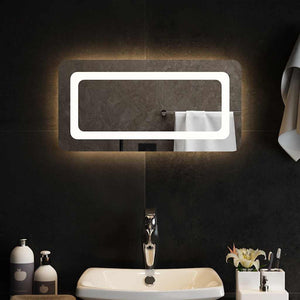 Specchio da Bagno con Luci LED 60x30 cm 151781