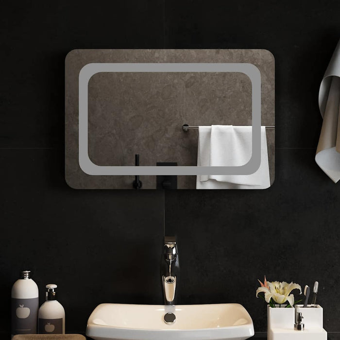Specchio da Bagno con Luci LED 60x40 cm cod mxl 67797