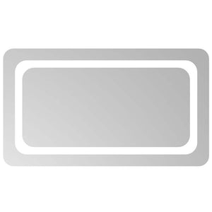 Specchio da Bagno con Luci LED 70x40 cm 151783