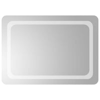 Specchio da Bagno con Luci LED 70x50 cm 151784