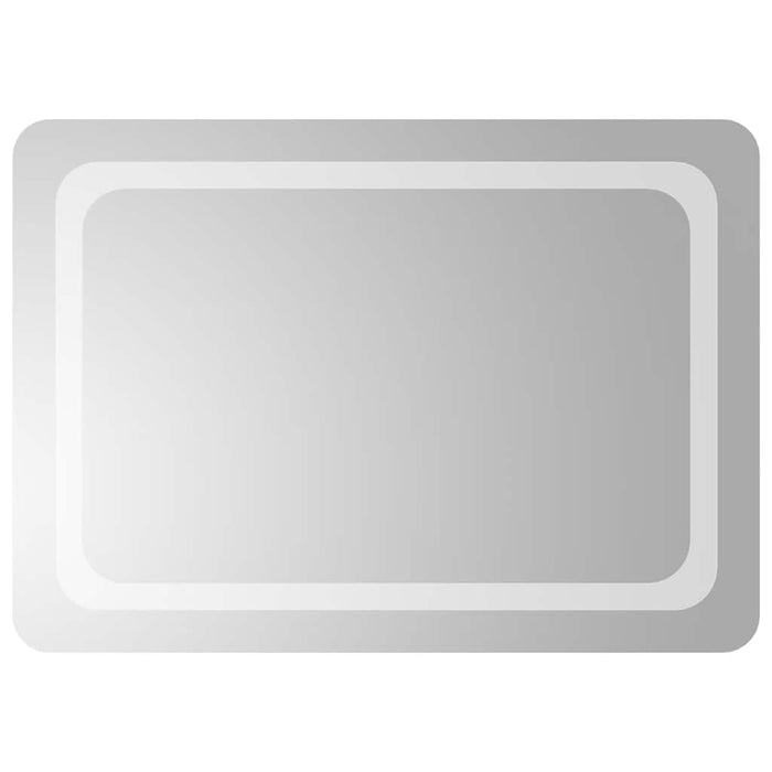 Specchio da Bagno con Luci LED 70x50 cm 151784