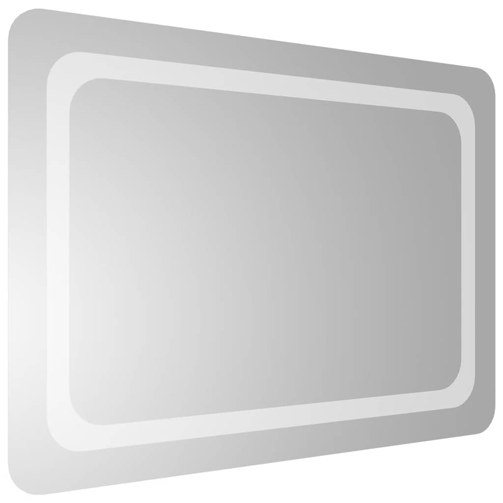 Specchio da Bagno con Luci LED 70x50 cm 151784
