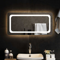 Specchio da Bagno con Luci LED-Specchio per Bagno 80x40 cm 358207