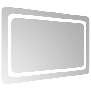 Specchio da Bagno con Luci LED 80x50 cm 151786