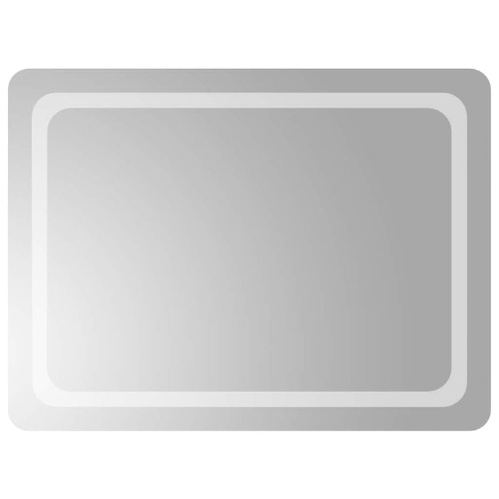 Specchio da Bagno con Luci LED 80x60 cm 151787