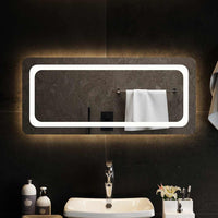Specchio da Bagno con Luci LED-Specchio per Bagno 90x40 cm 954869