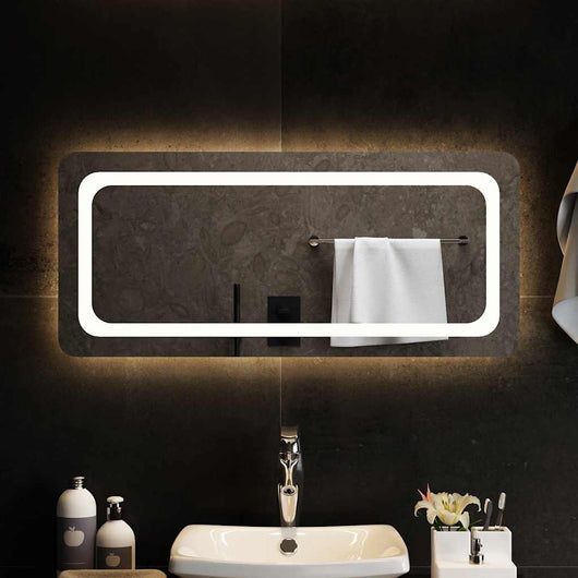 Specchio da Bagno con Luci LED 90x40 cm cod mxl 67802